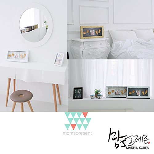 Miniatura 2 de momspresent bebé manos y pies casting Kit de Impresión de bricolaje 3d con White frame6, Dorado