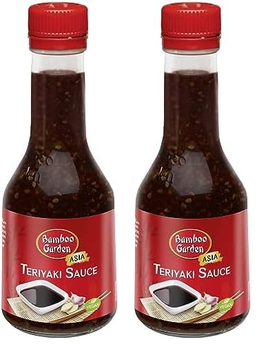 Bamboo Garden - Teriyaki Sauce, Würzsauce zum Marinieren von Fleisch und Fisch, 1 x 200 ml (Verpackungsdesign kann abweichen) (Packung mit 2)