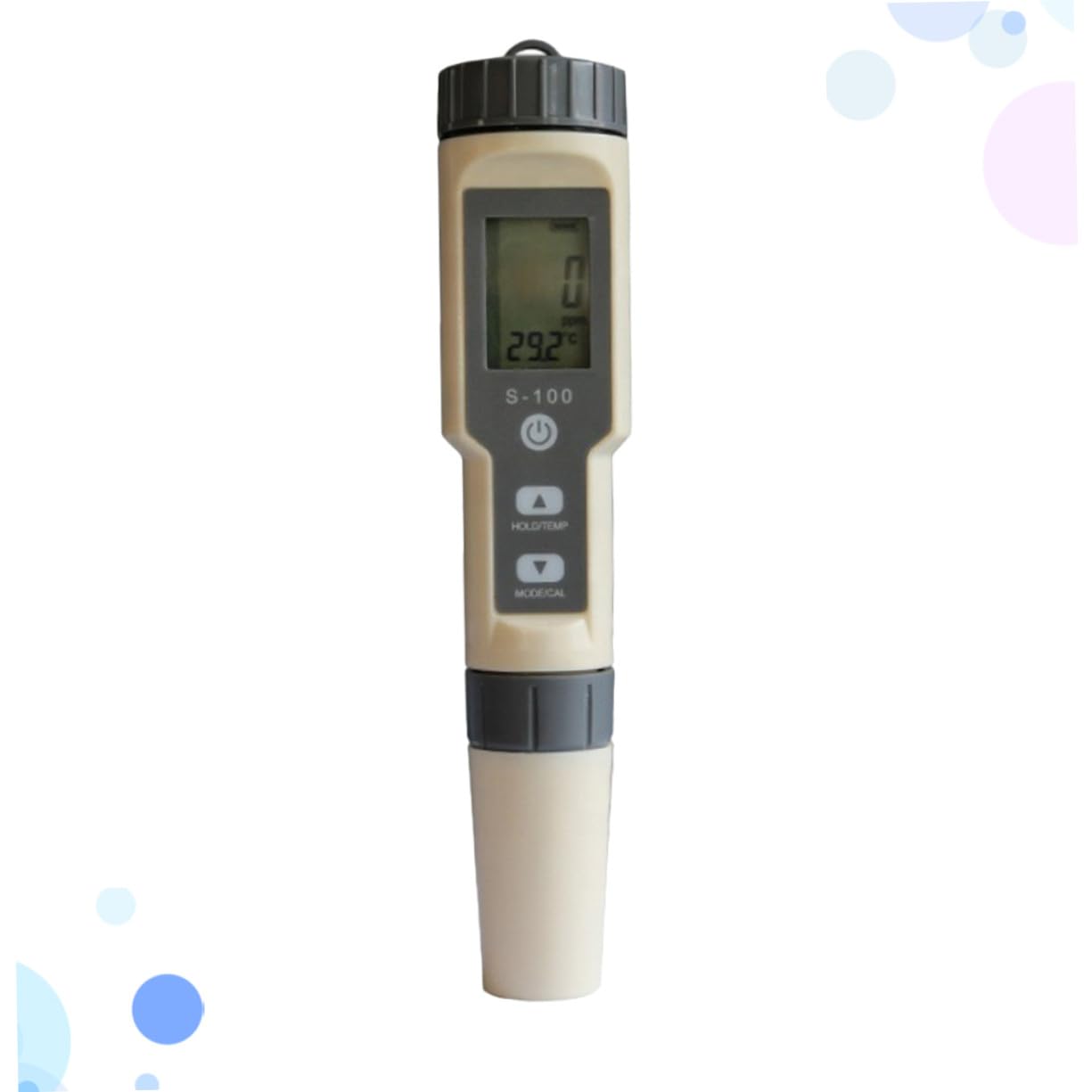 Misuratore di Salinità Digitale Multifunzionale Precisione ±0,001 Plastico Portatile per qualità Acqua Test Automatico per Stagni e Piscine