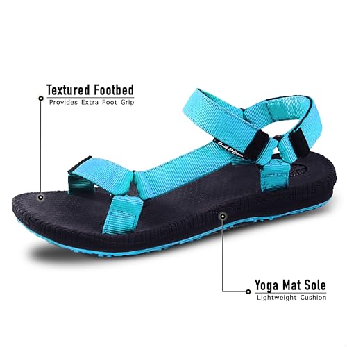 Image of Gold Pigeon Shoes SIMPLUS Lightweight Yoga Mat Cushion Sole. Womens Sandals with Back Strap for Travel, Hiking & Sport. Comfortable Water Sandals for Women.