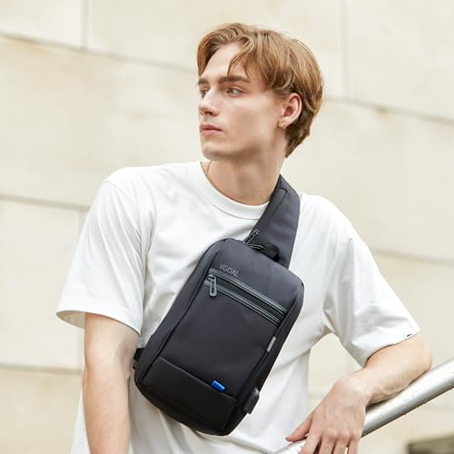 VGOAL Crossbody Bag Sling Bag for Women Men Sling Backpack Mini Backpack Daypack Crossbody for Travel Sport Running Hiking (FG6307)2