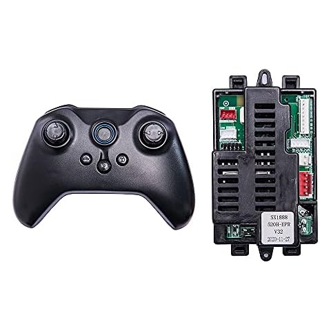 FULIHUA SX1888 520H-EPR Remote Control and Receiver, for Kids Ride On Toys, 12V Control Box Motherboard Accessories Ride On Car Replacement Parts Cover