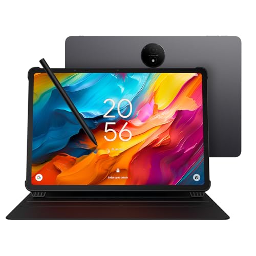 TCL NXTPAPER 14 Android Tablet, 14.3" Paper-Like Display Drawing Pad & Digital Notebook with 4096-Level Stylus & Flip Case, 8+8GB RAM, 256GB Storage, 10000mAh Battery, Multi-Window, Gray