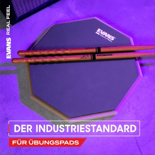 Evans Hydraulic Tom 2-Lagen-Öl-Einspritzung Trommelfell, schwarz, 20 Zoll