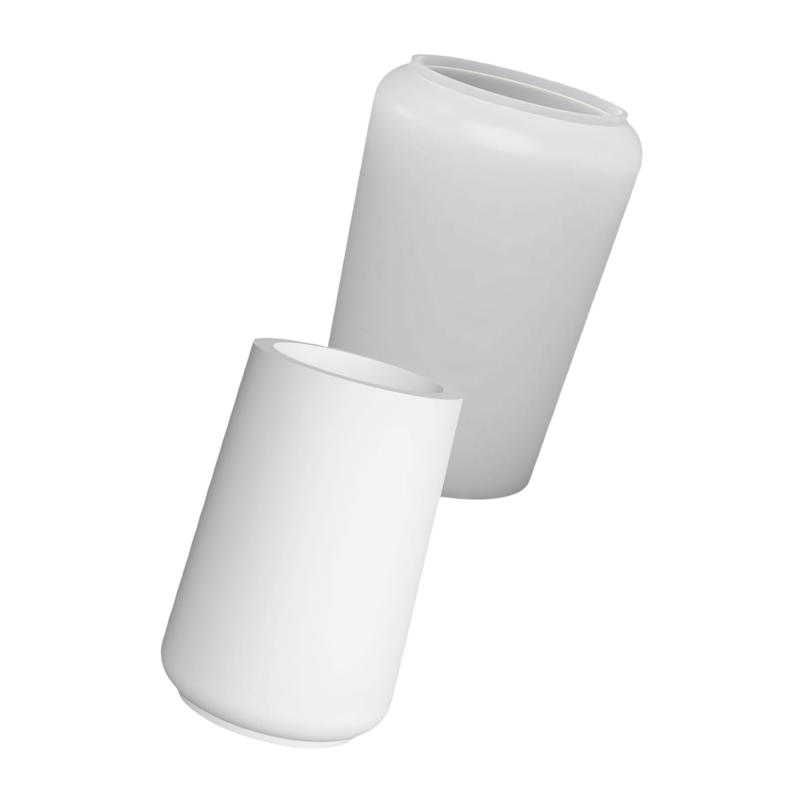Tfaoys Glossy Vase Vase Silicone Molds Easy Demolding For Holder Vase Pen Container Gypsum Concrete Ornament And Epoxy Resin Molding Elastomer