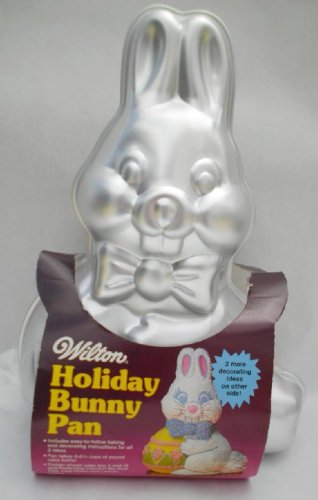 Wilton Cake Pan 3D Holiday Bunny 502-3452 1984