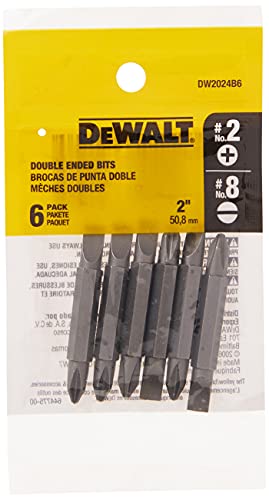 Dewalt DW2024B6 Screwdriver Set, #2 Phillips / No. 8 Slotted Double Ended Bit thumb #3
