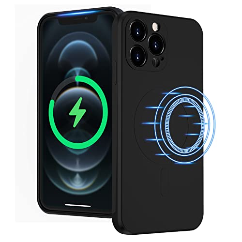 UEEBAI Ή iPhone 12 Pro p P[X \tg VR P[X MagSafeΉ CX[d ^ y ϏՌ op[ X}zP[X ? ubN