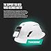 STUDSON SHK-1 Full Brim Safety Helmet: ANSI/ISEA Z89.1 Type II Compliant (R 2019), Lightweight & Breathable, NFC Emergency Contact Chip, One Size, Class C & E Protection (Non-Vented, Yellow)