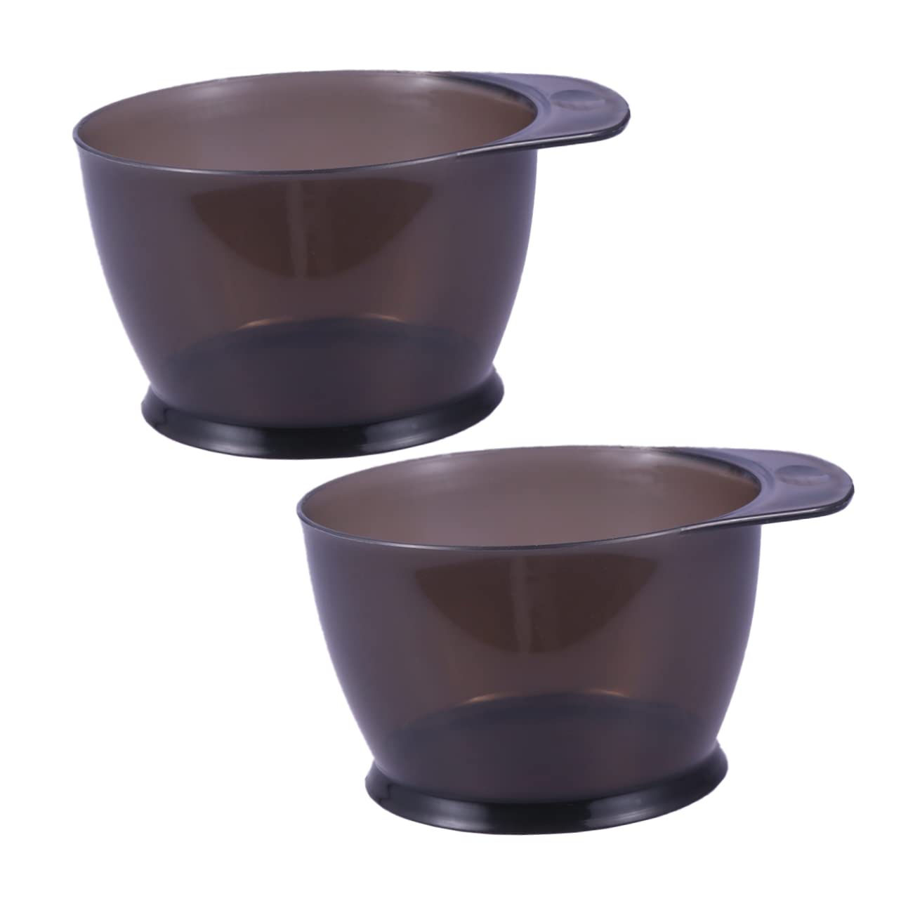 Hair Dye Mixing Bowl ，2pcs Slip Dyeing Bowls for Easy and Oil Treatments Reusable Hairdressing Tinting Measurement Scales