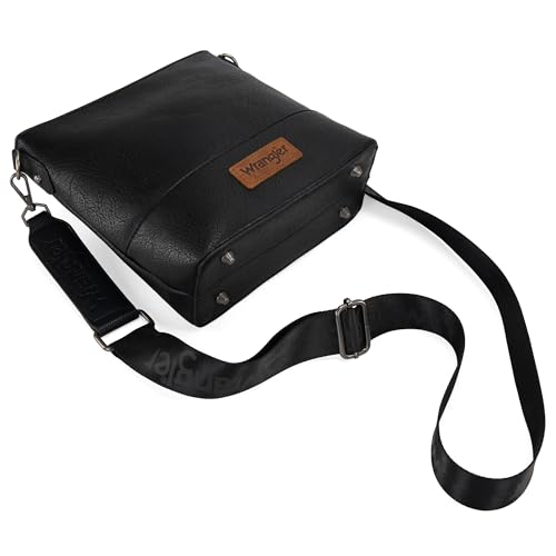 Image of Wrangler Crossbody Purses for Women Two Tone Crossbody Bags Women Purses and Handbags