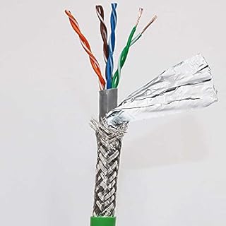 Davitu Wires & Cables - 8-core 24awg High Flexible Industrial Ethernet Robot Towline Network Cable Super Five Double Shielded SFTP 5E Pure Copper Comput - (Length: 5m, Specification: 8 Cores 24 AWG)