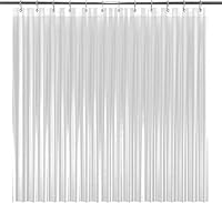 LiBa Duschvorhang Transparent 183x183 cm, Duschvorhang mit Gewicht Unten PEVA 8 Gauge, Duschvorhang Durchsichtig Anti-Schimmel Länger als Duschvorhang, Dusch Vorhang Shower Curtains (72 W x 72 H)