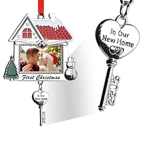 Our First Christmas in Our New Home Christmas Photo Ornament 2022 – House Warming Gifts New Home – Housewarming Gifts…