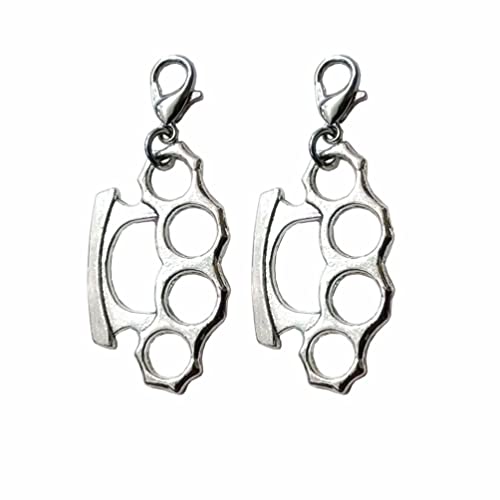 Knuckles Keychain, Zipper Pull, Clip-On Charm, Dust Plug ,Zipper Pull, Perfect for Necklaces, Bracelets , keychain and earrings