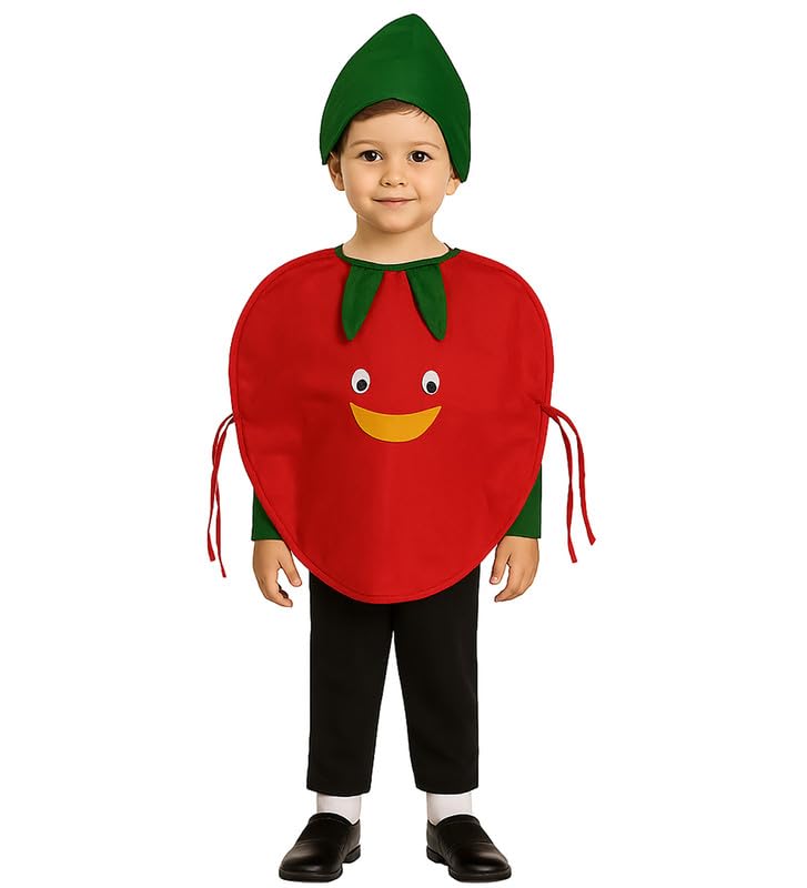 Image of FancyDressWale Fruit & Vegetable Fancy Dress Costume for Kids | Free Size 2-10 Years | School Fancy Dress, Stage Shows, Theme Parties