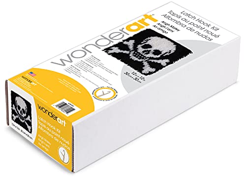 Image of Wonderart Arrgh Matey Latch Hook Kit, 12 inch X 12 inch