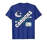 Vancouver Canucks Force Blue Officially Licensed T-Shirt, Men, Royal Blue, Large