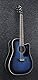 Ibanez Performance Series PF15ECE-TBS - Full Size Electro-Acoustic Guitar - Trans Blue Burst