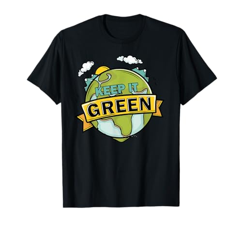 Feliz Día de la Tierra Keep It Green Ciencia Amb Camiseta