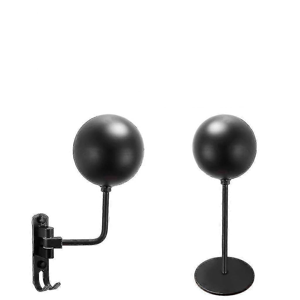 JOYHAPPST Space Aluminum Helmet Stand Hat Holder Wall Mounted Hook for Coats Hats Key Motorcycle Helmet Holder Hook Jacket Hat Rack Hanger
