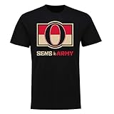 hochwertiger Aufdruck Fanatics NHL T-Shirt Ottawa Senators Hometown Hockey Sens Army Eishockey (XL)