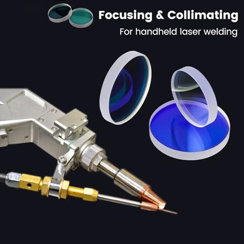 Image of Laser Welding Lens Dia.20mm Focusing Lens,SUP21 /23 /28T,F400mm CT4.5,Cleaning Machine D20F400 Focus Lenses for Hand-held Welding Head (D20*4.5-F400)