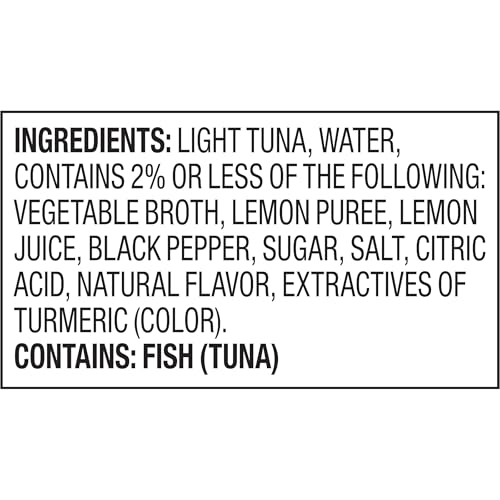 Image of StarKist Tuna Creations Lemon Pepper Pouch (2.6 oz - 24 Pack) Wild Caught, High Protein Shelf Stable Seafood, Gluten Free, Soy Free, No Draining, Ready to Eat for Salads and Sandwiches