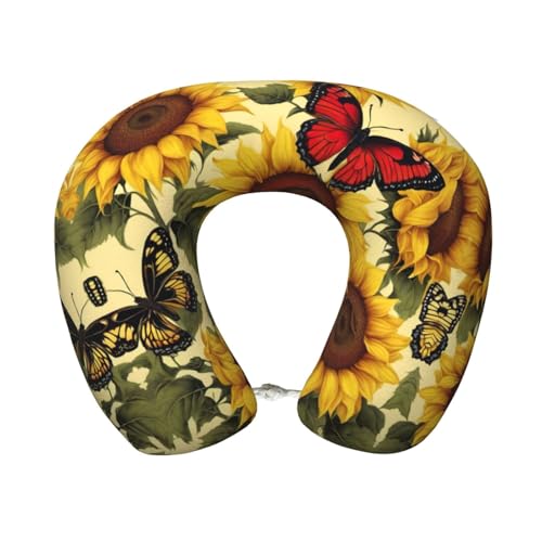 Almohada de viaje con espuma viscoelástica negro miniatura 1