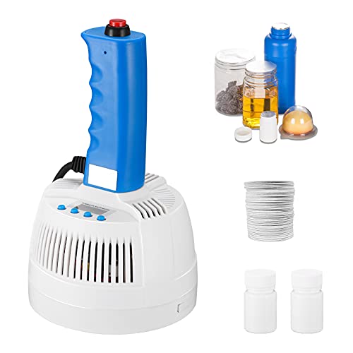 ETE ETMATE Handheld Induction Sealer, Portable Induction Sealing 20-100mm(25/32"- 3 15/16") Manual Induction Sealing Machine with 100 Pieces 68mm Sealing Films for Plastic Caps Glass Bottles
