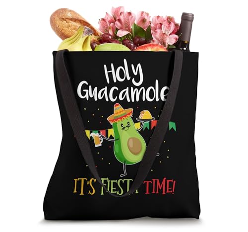 Bolso tipo tote Cinco de Mayo - ¡Santa Guacamole! Es hora de la fiesta mexicana miniatura 4