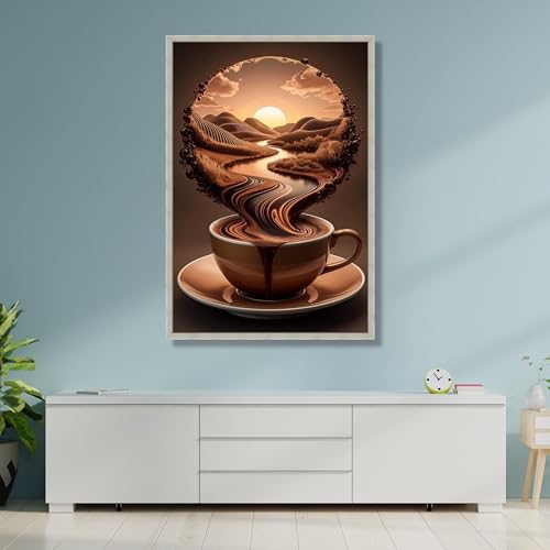 Décoration esthétique pour la cuisine : le cadeau idéal pour amateur de café surréaliste
