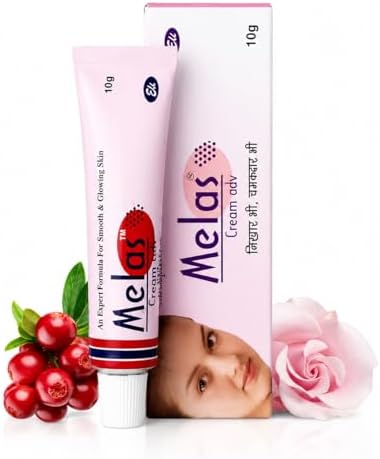 Melas ADV Skin Cream - 10g | Daily Nourishing Face Cream with Rose & Botanical Extracts | Skin Brightening & Moisturizing | Lightweight Non-Greasy Formula | for All Skin Types, Men & Women