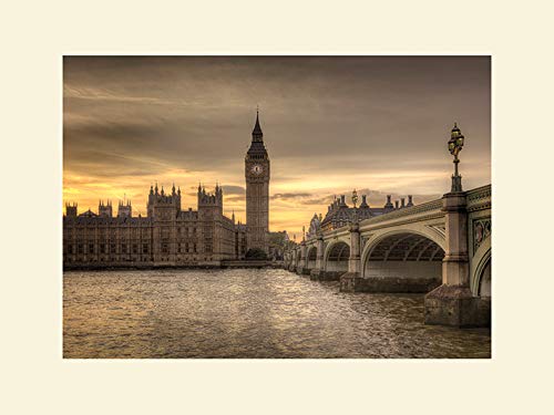 L Arte Gruppo Rod Edwards Autumn Skies Londra Inghilterra - Formato 30 x 40 cm Carta Multicolore 30 x 40 x 1.3 cm