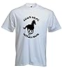 Personalised Galloping Horse T-Shirt, Equestrian Tshirt, Horse Riding Top (H9) Black #3