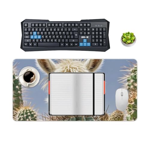 Mouse Pad Gaming Mexican Llama Cactus 60x30 cm miniatura 4