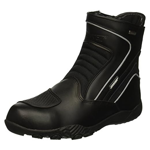 Joe Rocket 1519-0011 Men's Meteor FX Mid Leather Motorcycle Riding Boot (Black, Size 11)