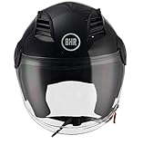 casco BHR 804 top NERO METALLIZZATO M