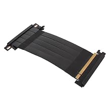 PCIE 4.0 X16 Riser Cable, Graphics Card 180 Degree GPU Extension Cable for 4090 4080 4070 4060, for RX7900 XT7800 XT7700 XT7600 7500 30cm