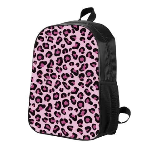Leopard Print Backpack 17 Inch Large Capacity Casual Daily Commuter Backpack2