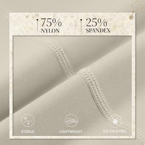 AMLEER V Back Scrunch Butt Leggings for Women - High Waist Tummy Control Butt Lifting Yoga Pants, Squat Proof Non See Through Slim Fit Activewear, Cream, 3X-Large — view 6