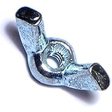 Hard-to-Find Fastener 014973370251 Tuercas de mariposa forjadas en frío, 6-32 pulgadas, 10 piezas
