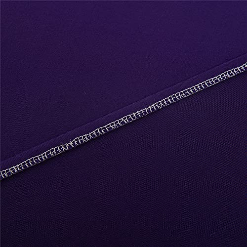 Maiyu-My Chaise Lounge Cover Elasticity Chaise Longue Slipcover Luxury Chaise Chair Covers For Living Room Indoor Furniture Cover Slipcovers For Chaise Lounge Ultra Soft Machine Washable (Purple) #TOP6