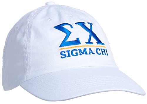 Ann Arbor T-shirt Co. Sigma Chi | Classic Fraternity Collegiate Line Baseball Rush Frat Hat Cap