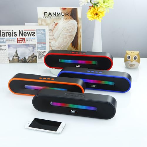 Image of MZ M14VP (Portable Home TV SOUNDBAR) Dynamic Thunder Sound 1800mAh Battery 10 W Bluetooth Soundbar (Multicolor, Stereo Channel)
