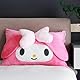 AMZROMI Kawaii Kissenbezug, Baumwolle, niedlicher Plüsch-Kissenbezug, Anime-Kissenbezug, dekorativ für Schlafsaal, 6242 cm (Rosa)