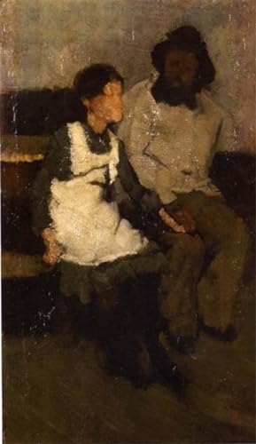 Tableau le tablier blanc Frank Bramley Image sur toile décoration murale 60x90
