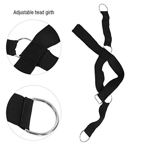 Portable Black Endurance Head Weight Lifting Belt, Nylon Head Neck Strap, For Exercise Gym Workout Equipment Head Training Belt Strength Training #TOP5