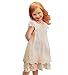 Off White Lace Flower Girl Dress