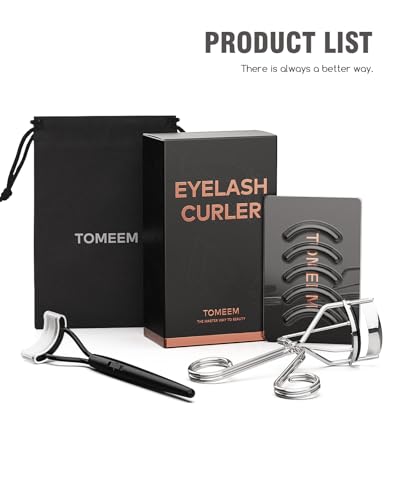Recourbe-cils de voyage TOMEEM compact avec coussinets pour vos déplacements - 7